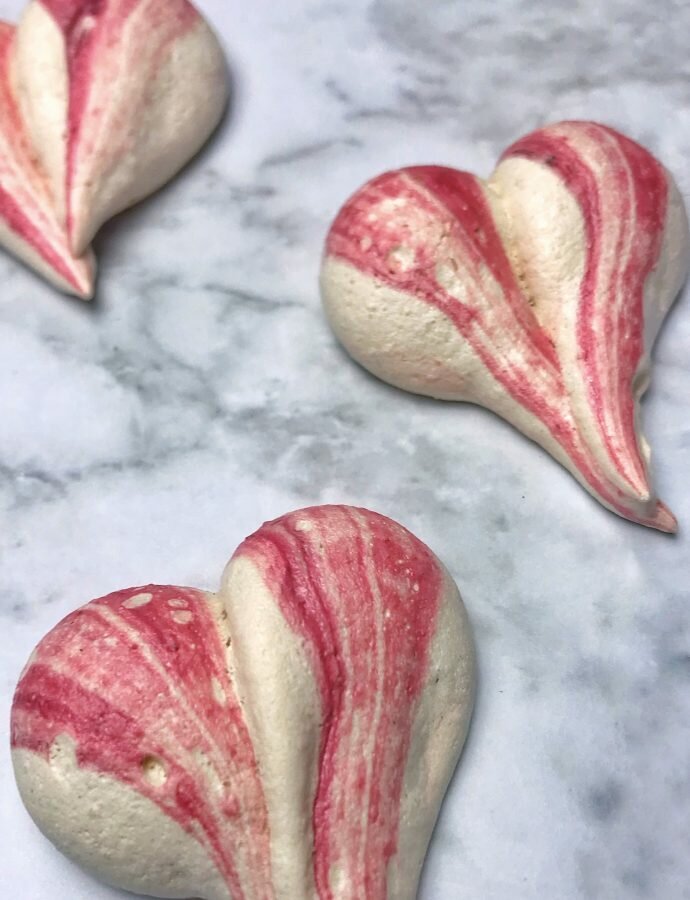 Love Heart Meringues